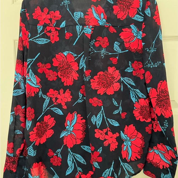 Zara Black and Red Floral Men's Shirt - Picture 4 of 4